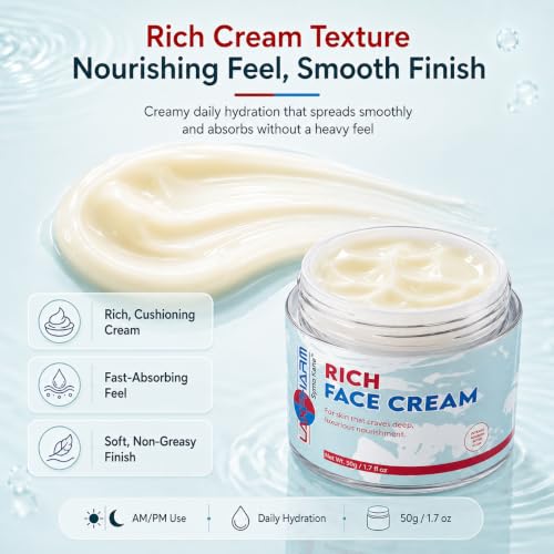 Symo Kane Deep Hydrating Face Cream with Niacinamide & Hyaluronic Acid – All Skin Types, 50g