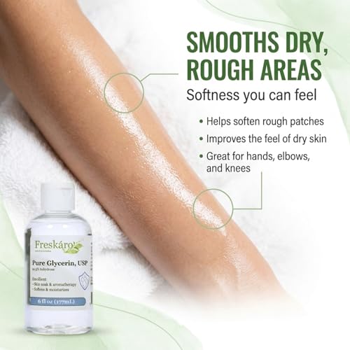 Pure Glycerin 99.5% Liquid Moisturizer for Skin & Hair Care - 6 fl oz