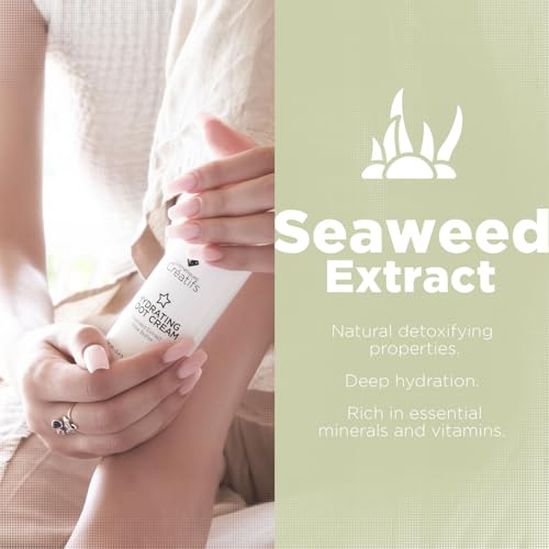 Hydrating Foot Cream for Dry Cracked Heels - 3.4 Fl Oz | Shea & Seaweed