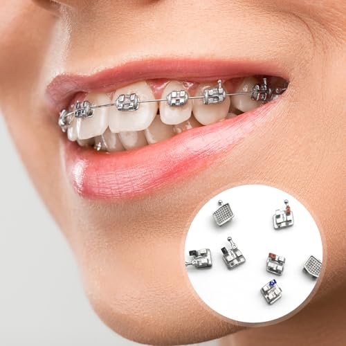 SEAVERRS Mini Roth Brackets with Hook - 5 pcs, 345 Teeth Model