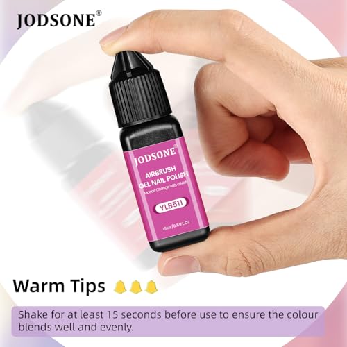 JODSONE Airbrush Gel Nail Polish Set 20 Colors - Airbrush-4