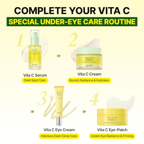GOODAL Green Tangerine Vitamin C Eye Cream for Dark Circles 30ml