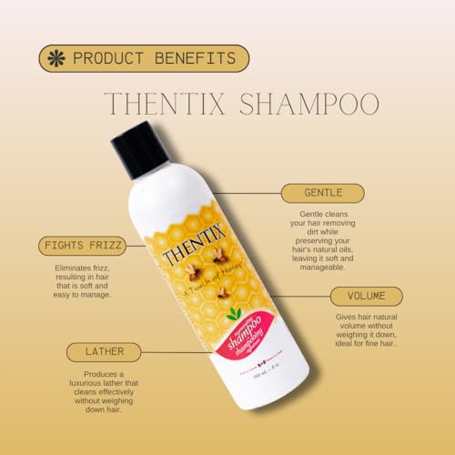 Thentix Regenerating Shampoo 8oz - Sulfate-Free for All Hair Types