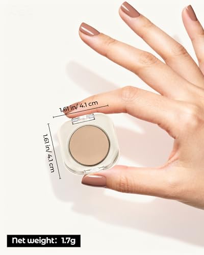 Light Beige Single Eyeshadow - Matte & Satin Finish, Waterproof