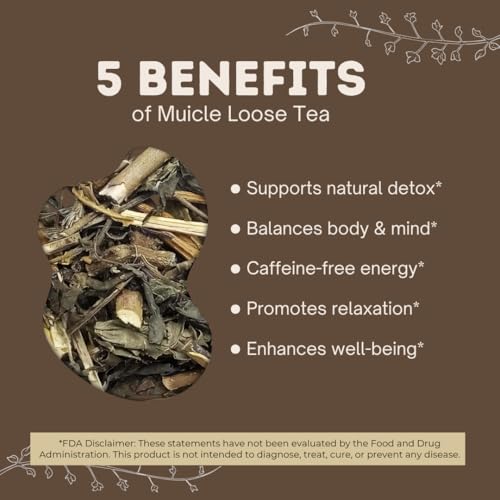 Muicle Herbal Tea - 100% Pure Loose Leaf Mexican Honeysuckle | 4oz