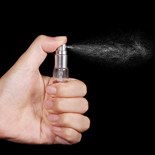 20 Pack 5ml Glass Perfume Spray Bottles with Gold Atomizer & Caps
