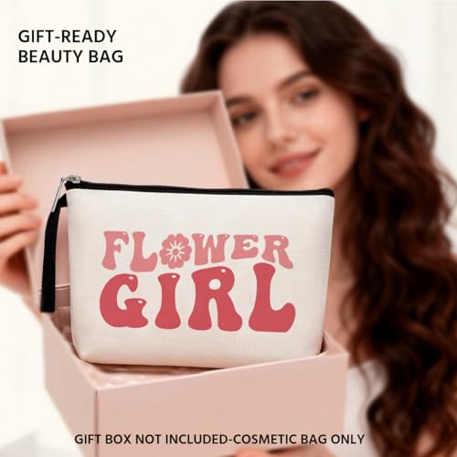 Hanamiya Na Multicolor Flower Girl Proposal Gift Makeup Bag for Bridal Party