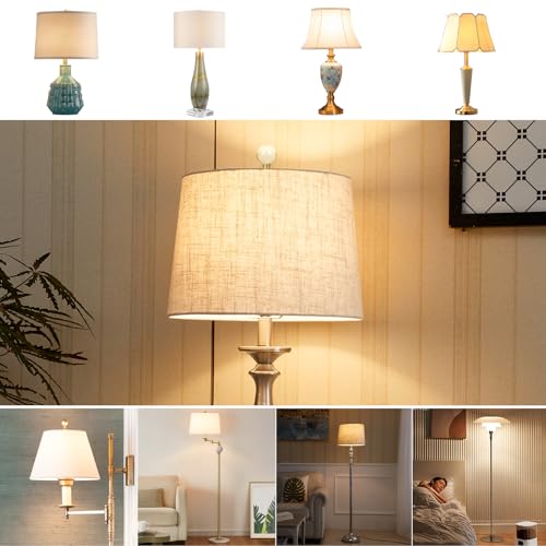 2-Pack Crystal Lamp Finials with Polished Chrome Base - Decorative Knobs for Table & Floor Lamps
