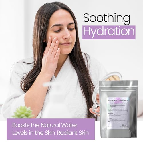 SLSA Sodium Lauryl Sulfoacetate 8oz Organic Gentle Foaming Surfactant for Bath Bombs & Personal Care
