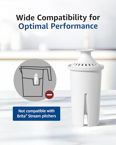 Waterspecialist Brita Pitcher Water Filter Replacement - 3 Pack