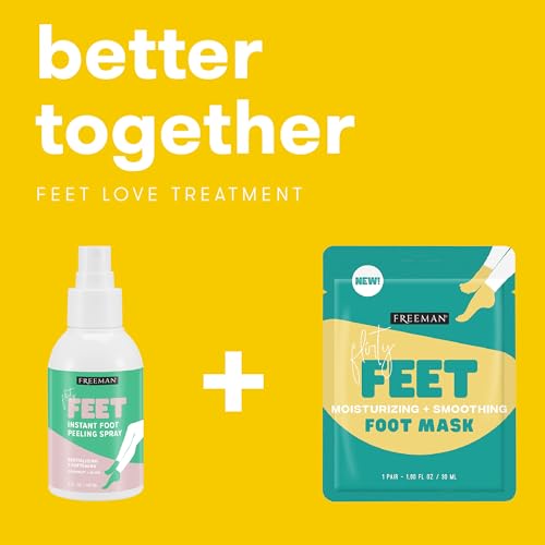 Freeman Foot Peel & Hydrating Mask Set for Tired Feet - 3 Pack