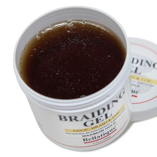 BELLATIQUE Braiding Gel & Edge Control - Maximum Hold, 1 Oz