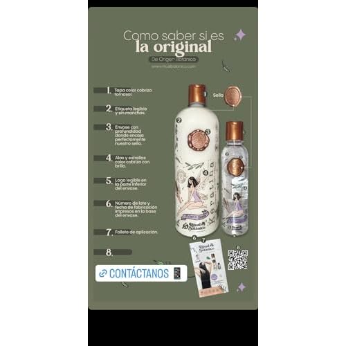 Ritual Botanico Keratina Organica de 250 ml, Organic Hair relaxer, Home kit hair relaxer, Natural Keratin. (Mediana 8.45oz), white