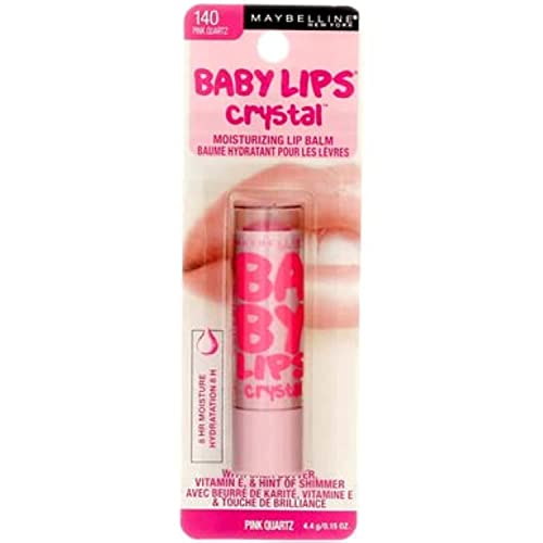 Maybelline Baby Lips Crystal Lip Balm Pink Quartz 0.15 oz Pack of 2
