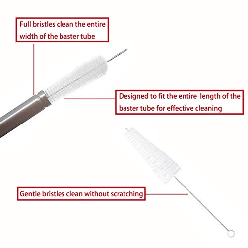 304 Stainless Steel Turkey Baster with Injector Needle & Brush