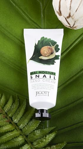 Jigott Real Moisture Snail Hand and Foot Cream Set - 2 x 100ml