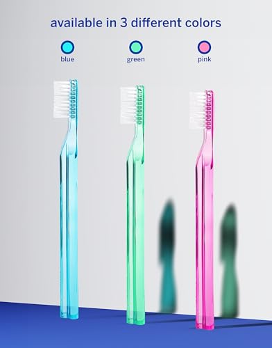 Supersmile 45° Long Handle Soft Toothbrush, Pink, 2-Pack Value Set