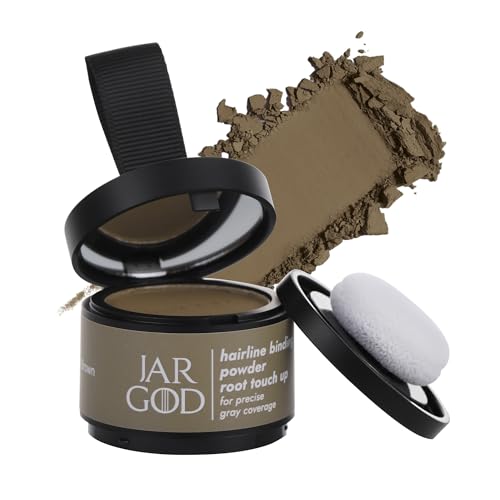 JARGOD Hair Root Touch-Up Powder Light Brown | Gray Coverage & Highlights