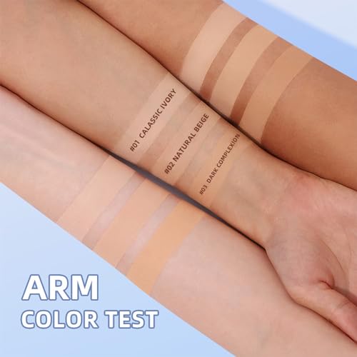 ONMYLOVIN Ivory Oil Control Pressed Powder 1.21oz Matte Long Lasting Face Makeup