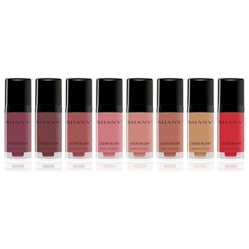 SHANY Paraben-Free HD Liquid Cream Blush - Distinctive 1 Pack, Blendable & Long-Lasting