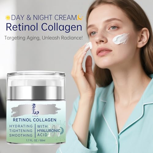 Luxuz Retinol Firming Face & Neck Cream with Collagen & Hyaluronic Acid