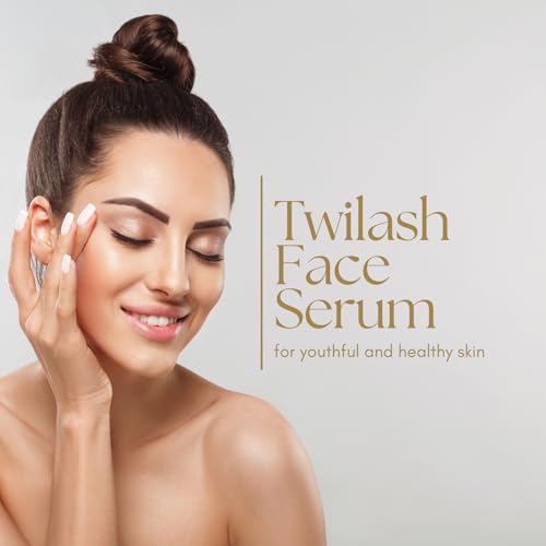 TWILASH Hypochlorous Acid Face Serum 2-Pack with Facial Massager (120ml)