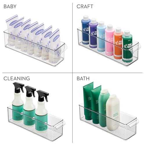 iDesign Stackable Fridge Storage Bin with Handle - Clear, BPA-Free