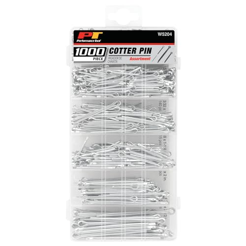 Performance Tool W5204 1000-Piece Cotter Pin Assortment Kit