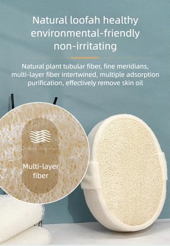 Natural Loofah Sponge – Exfoliating Bath & Face Scrubber