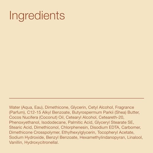 Warm Vanilla Sugar Body Lotion 8 fl oz - Lightweight Moisturizer with Shea Butter & Coconut Oil