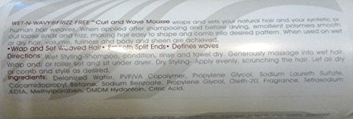 Wet N Wavy Curl Foam Mousse - 8 Oz Frizz Control & Styling