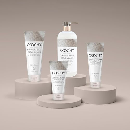 Coochy Shave Cream - Moisturizing Intimate Shaving Cream - 12.5 oz Au Natural