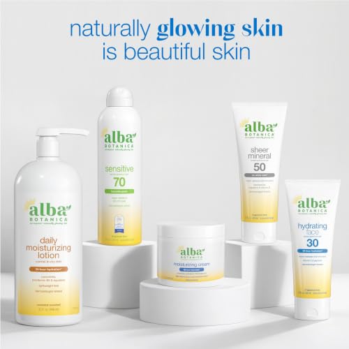 Alba Botanica SPF 50 Mineral Sunscreen Lotion, 3 Fl Oz - Fragrance Free