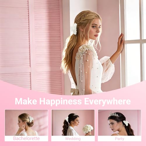 Bride Hair Claw Clip - Sparkling Wedding Accessory for Bachelorette Party
