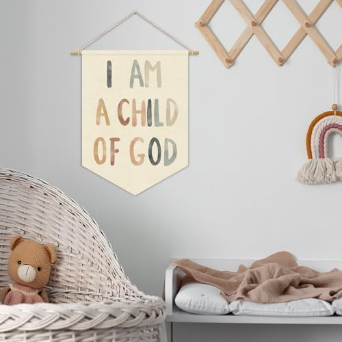 I Am A Child Of God Banner | Boho Nursery & Classroom Decor