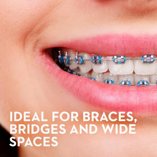 Mint Oral-B Super Floss Pre-Cut Dental Floss for Bridges & Braces – 50 Strands, Pack of 1