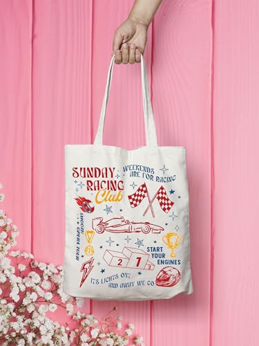 VAMSII Motorsport Tote Bag - Racing Aesthetic Team Gift