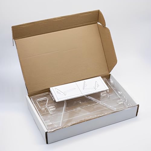 SUTOKAKA 6-Tier Clear Acrylic Nail Polish Organizer Stand - 12.2" x 10.04" x 6.3"