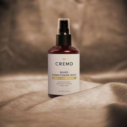 Cremo Original Leave-In Beard Conditioner Spray - 6 Fl Oz | Hydrating Taming Mist for Men