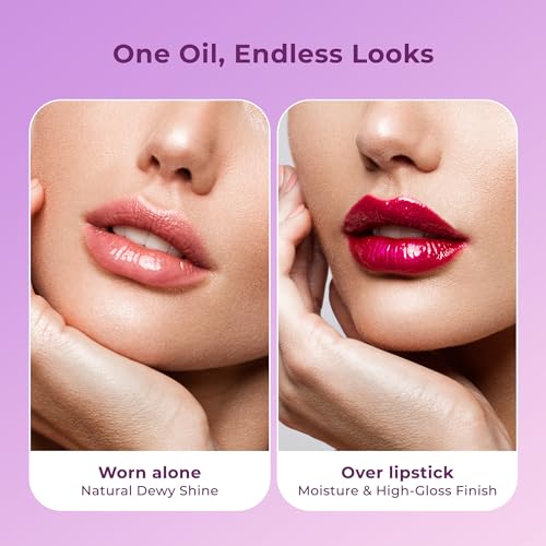 The Beauty Spy Mystic Gemstone Lip Oil - Hydrating Amethyst Lip Gloss