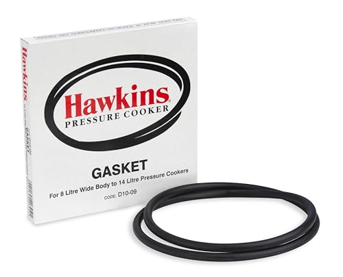 Hawkins Pressure Cooker Gasket for 8L to 14L Models - Black