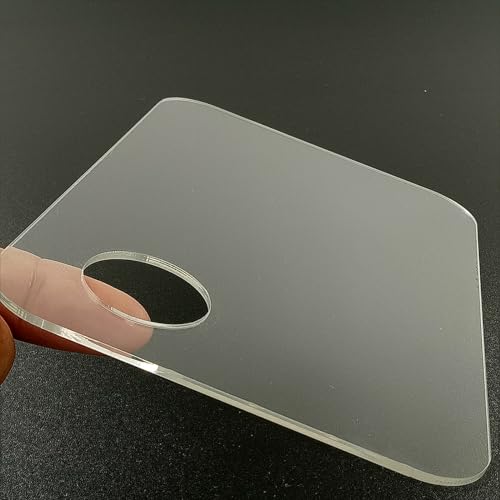 Acrylic Makeup Mixing Palette Set with Spatula - 2 Pcs