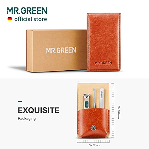MR.GREEN Portable Manicure Set - Stainless Steel Nail Grooming Kit (Mr-6101)