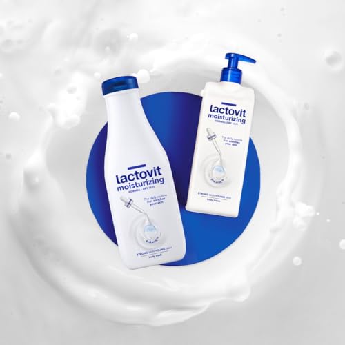 Lactovit Moisturizing Body Wash - Hydrating Shower Gel (3 x 20.29 oz)