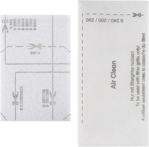 8 Pack Miele Compatible AirClean & Motor Protection Filters