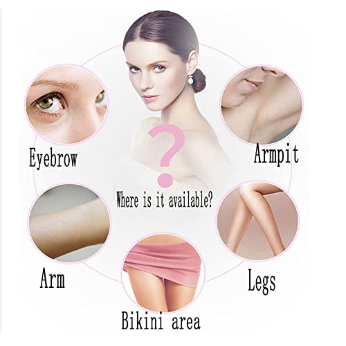 USB Rechargeable Portable Electric Eyebrow Trimmer for Women,Painless Precision Eyebrow Hair Remover,Safe Eyebrow Shaver Razor Tool for face Leg Lip Armpit Hand(White)
