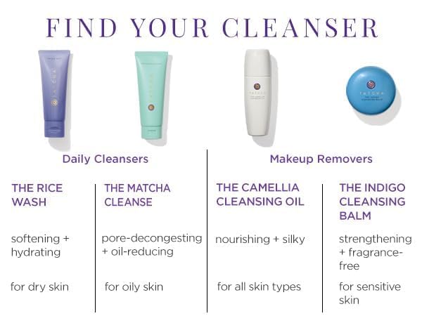 TATCHA Indigo Cleansing Balm - Gentle Moisturizing Makeup Remover | Fragrance-Free, Buttery-Soft 1.9 oz