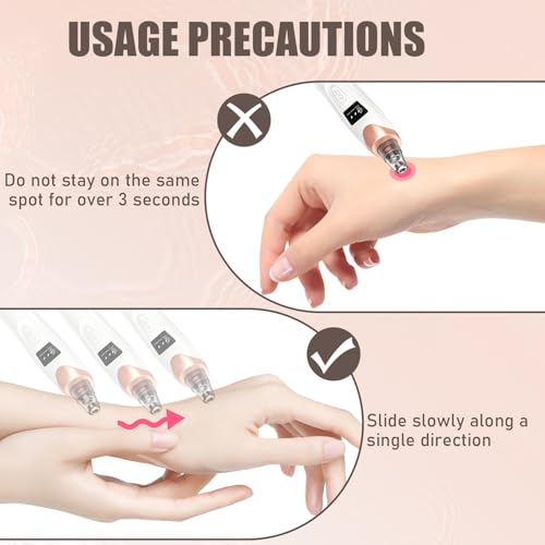 2026 Blackhead Remover Pore Vacuum,Facial Pore Cleaner-5 Suction Power,5 Probes,USB Rechargeable Blackhead Vacuum Kit Electric Pore Vacuum Tool for Adult