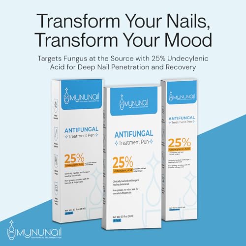 MyNuNail Toenail Fungus Treatment Pen 25% Undecylenic Acid Extra Strength - Pack of 1