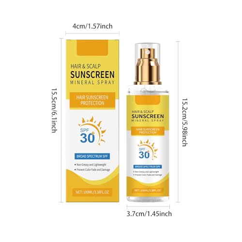 Hair & Scalp Sunscreen Spray SPF 30 - Coconut Enriched, 2-Pack